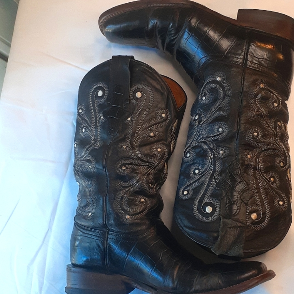 Ferrini Men's Leather Cowboy Boots.